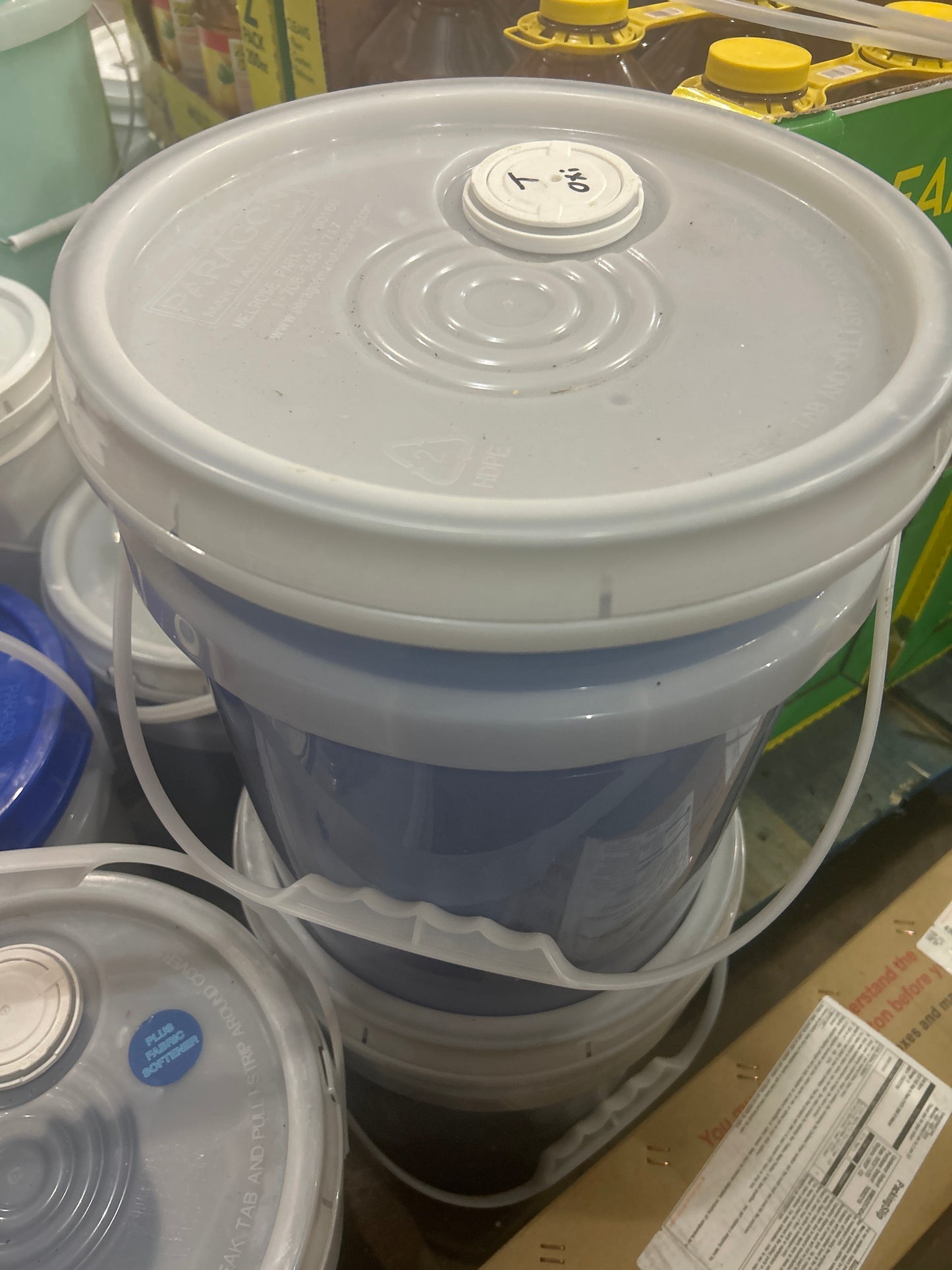 5 gallon Laundry detergent Blue Oxi