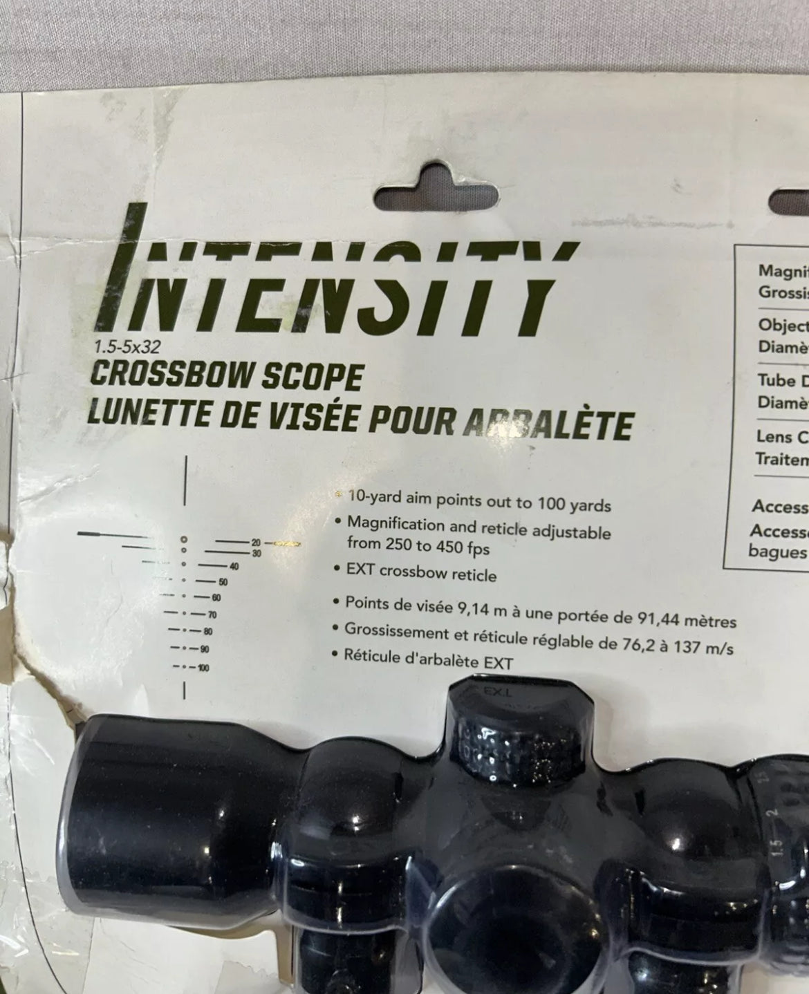 Cabela’s intensity 1.5-5x32 Crossbow Scope