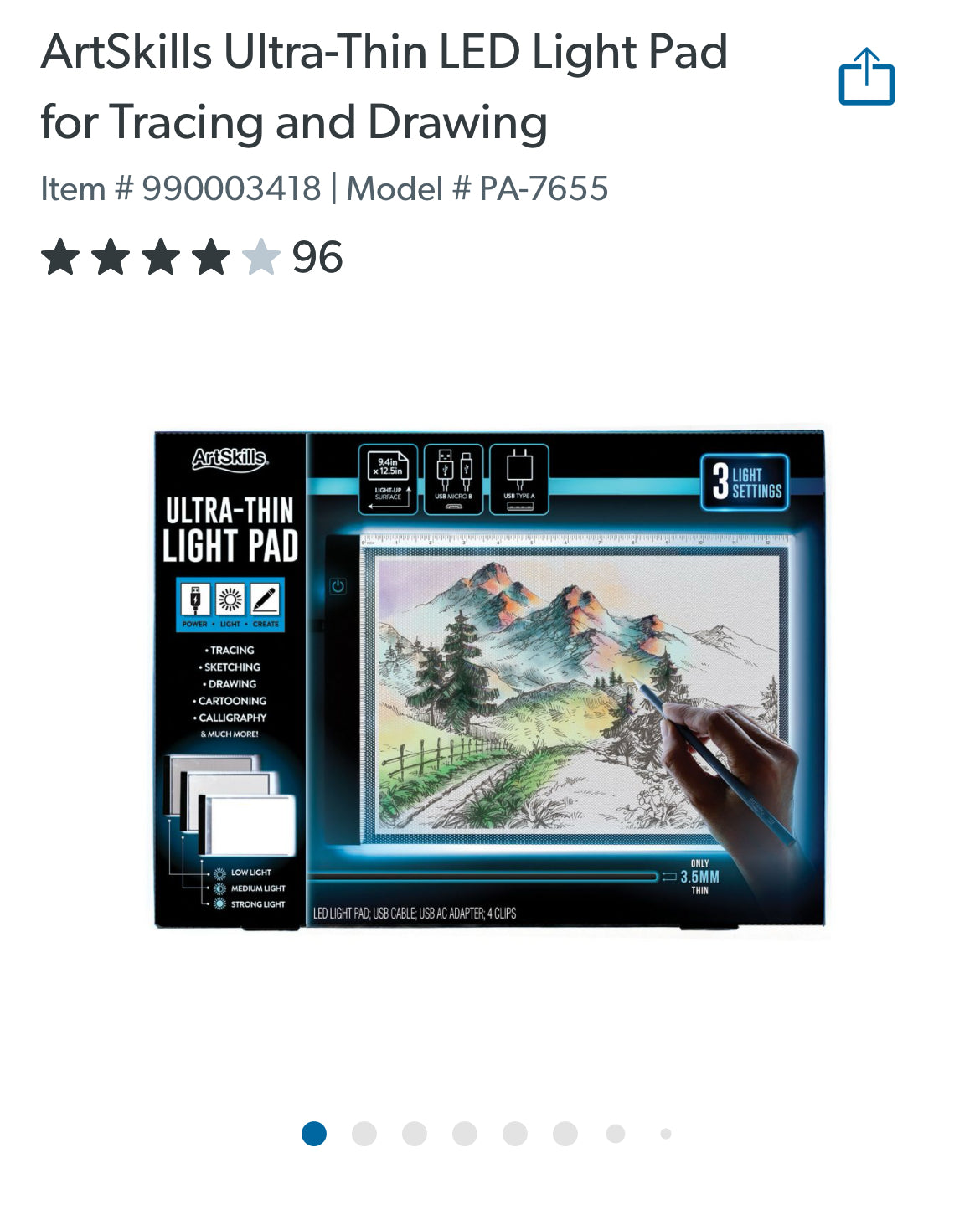 Artskills Ultra thin light pad