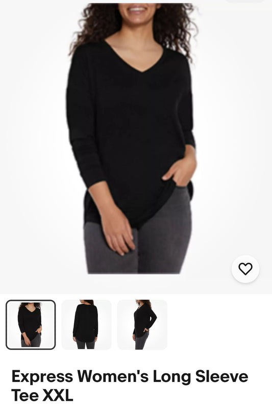 Express Women's Long Sleeve Tee XXL